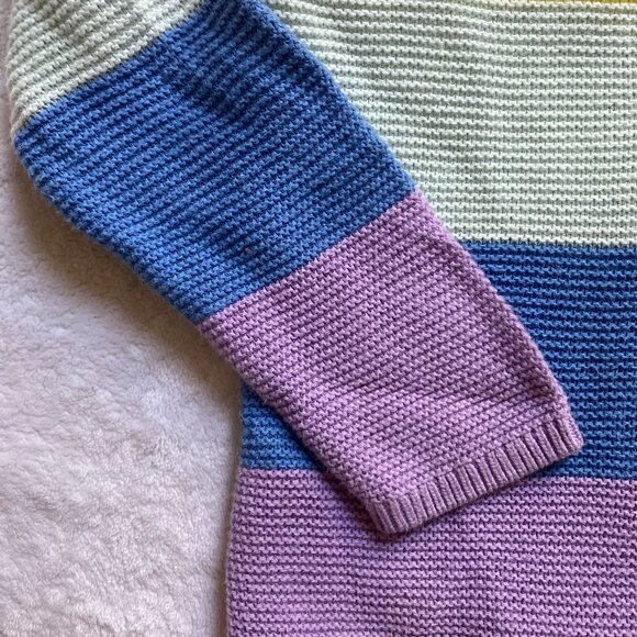 FREE w/ Purchase Joe Fresh 3T Cardigan Multicolor Striped Kids Sweater - Picture 10 of 16